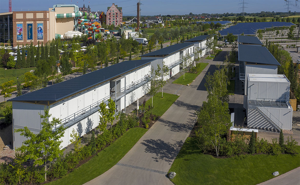 Neue Wohncontainer im Europa-Park