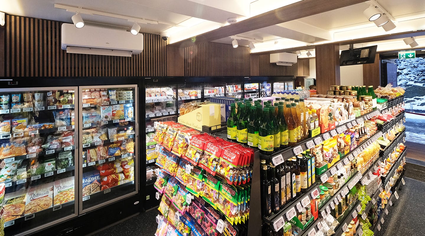 Rewe-24/7 nahkauf Box mit ALGECO-Raummodulen
