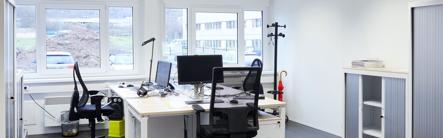 Temporäres Bürogebäude 