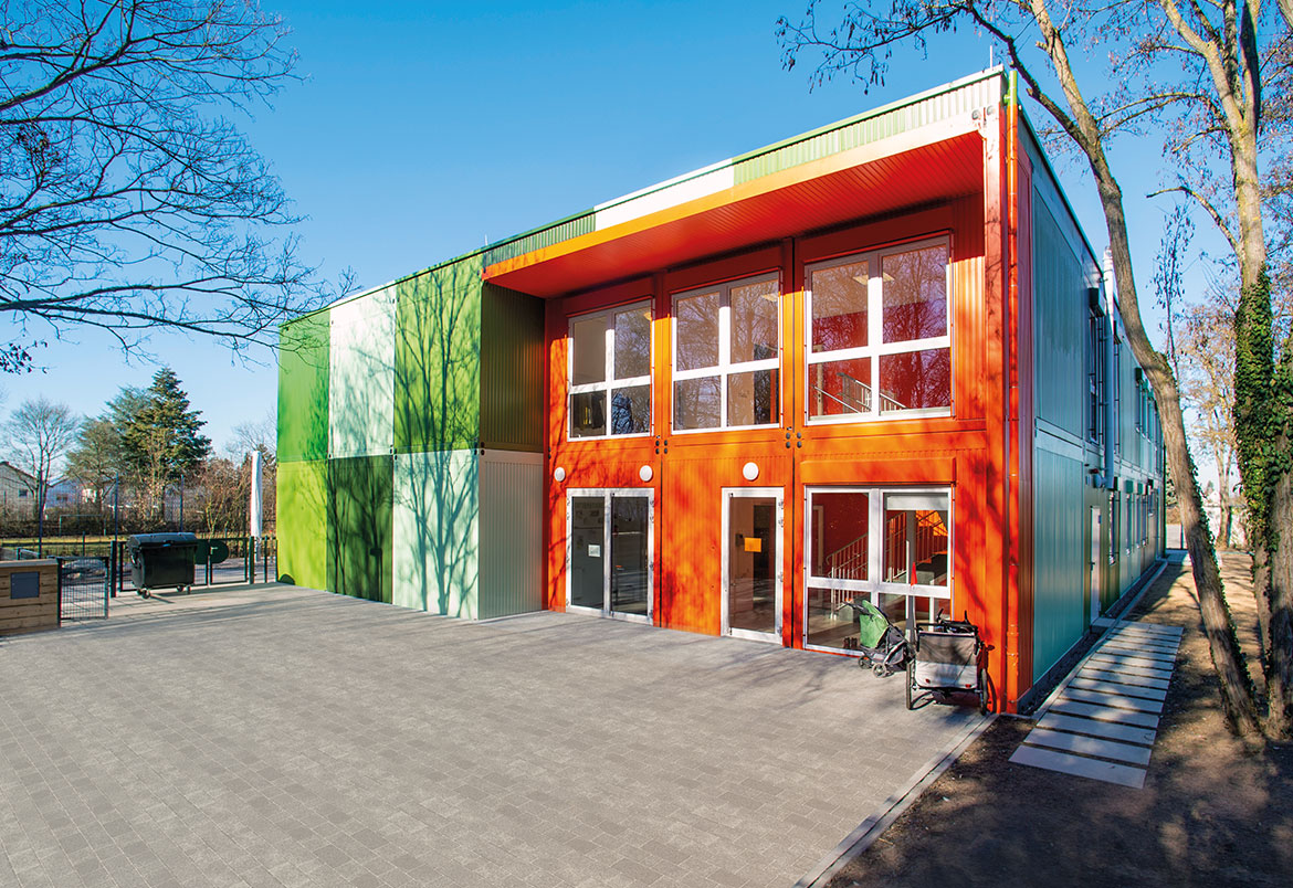 Kreislaufwirtschaft am Bau mit modularen Gebäuden 